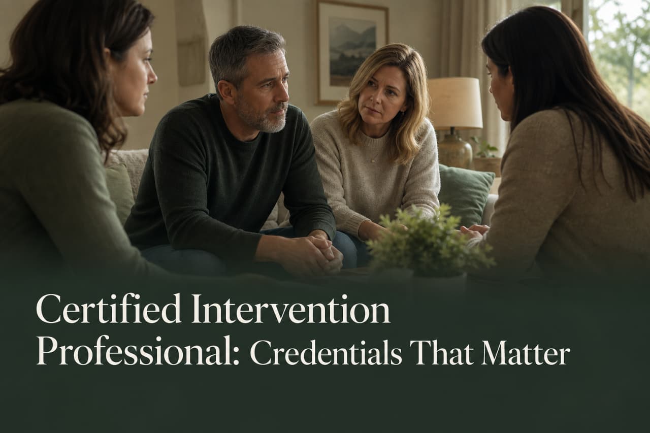 Certified Intervention Professional: Credentials That Matter