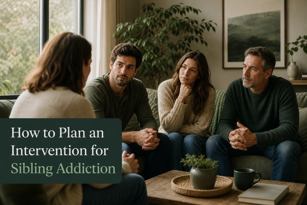 How to Plan an Intervention for Sibling Addiction
